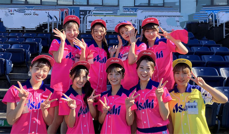 かわいすぎるチアリーダーで話題の「Lami Girls」来日 M☆Splash!!、マリーンズカンパイガールズと応援合戦！ :