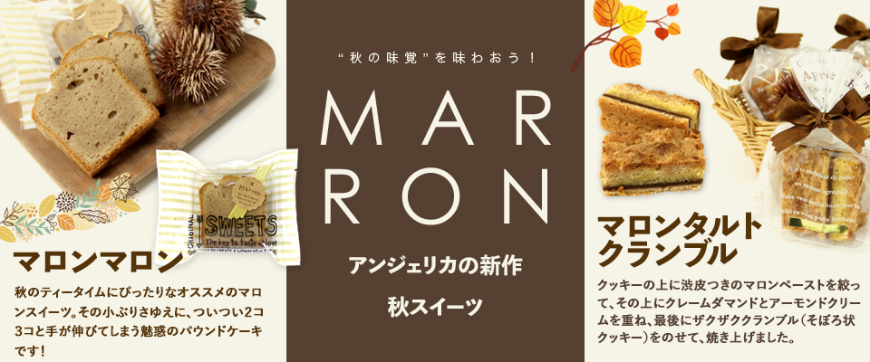 マロン・レーズンショコラ | 豊橋市のおいしい洋菓子店（ケーキ）アンジェリカ