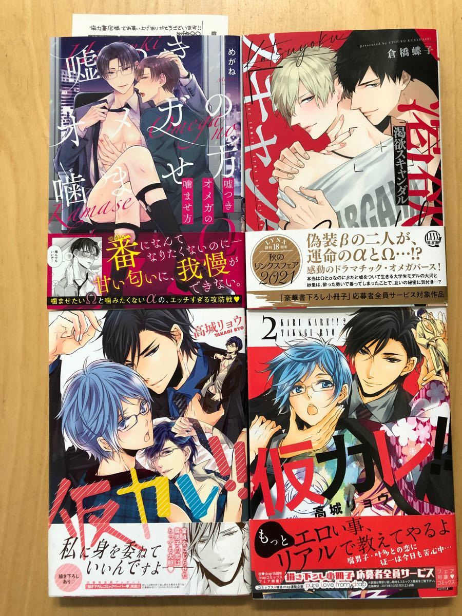 シリウスさん専用 倉橋蝶子/めがね/高城リョウ 計4冊セット｜Yahoo!フリマ（旧PayPayフリマ）