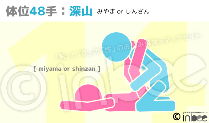 今日の48手】深い挿入感で、男女ともに気持ちいい『深山（みやま）』