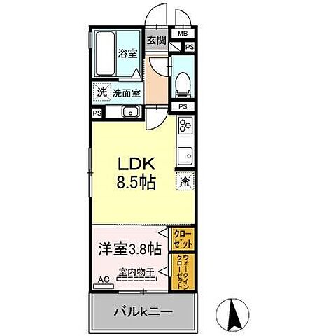 クリニックや飲食店にオススメ！：メゾン中川：２階47.03坪】地下鉄東山線「岩塚」駅から徒歩１分！駅直結のスケルトン物件をご紹介します！ | 