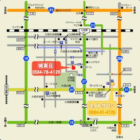 岐阜金津園と大垣のエリア別MAP～金津園ソープ徹底攻略～