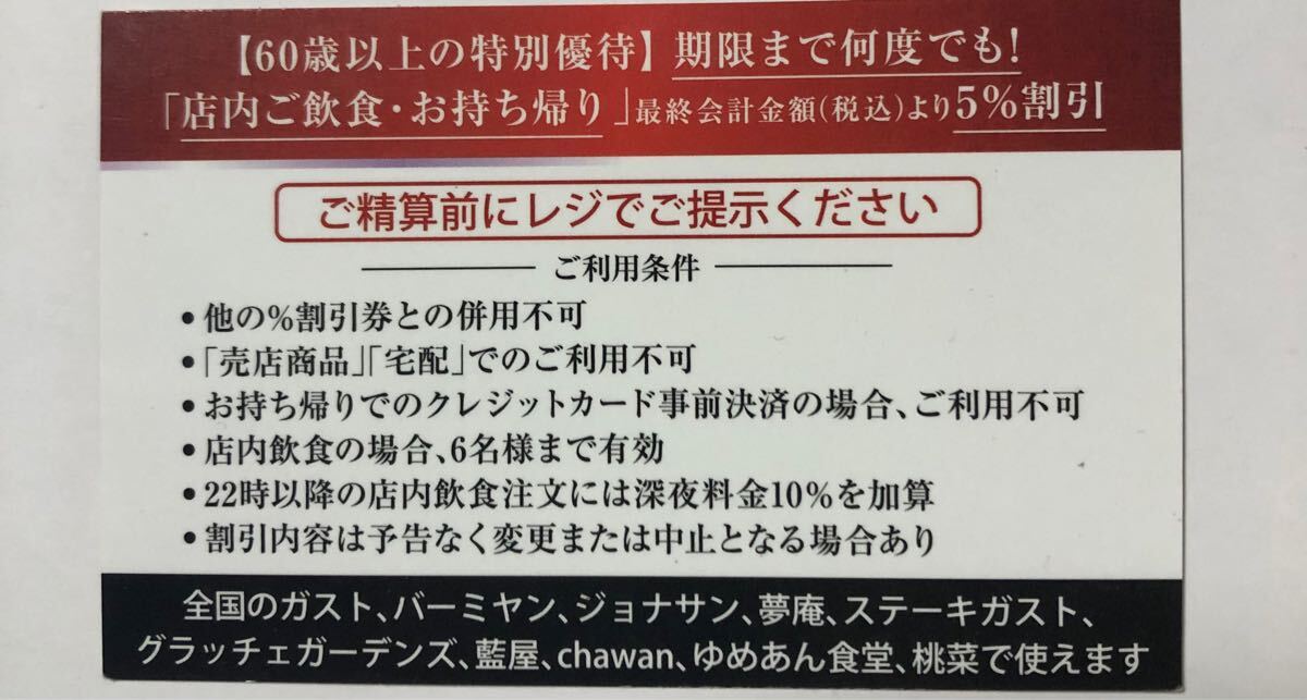 新品】グラッチェガーデンズ クーポン 割引券 クーポンチラシ