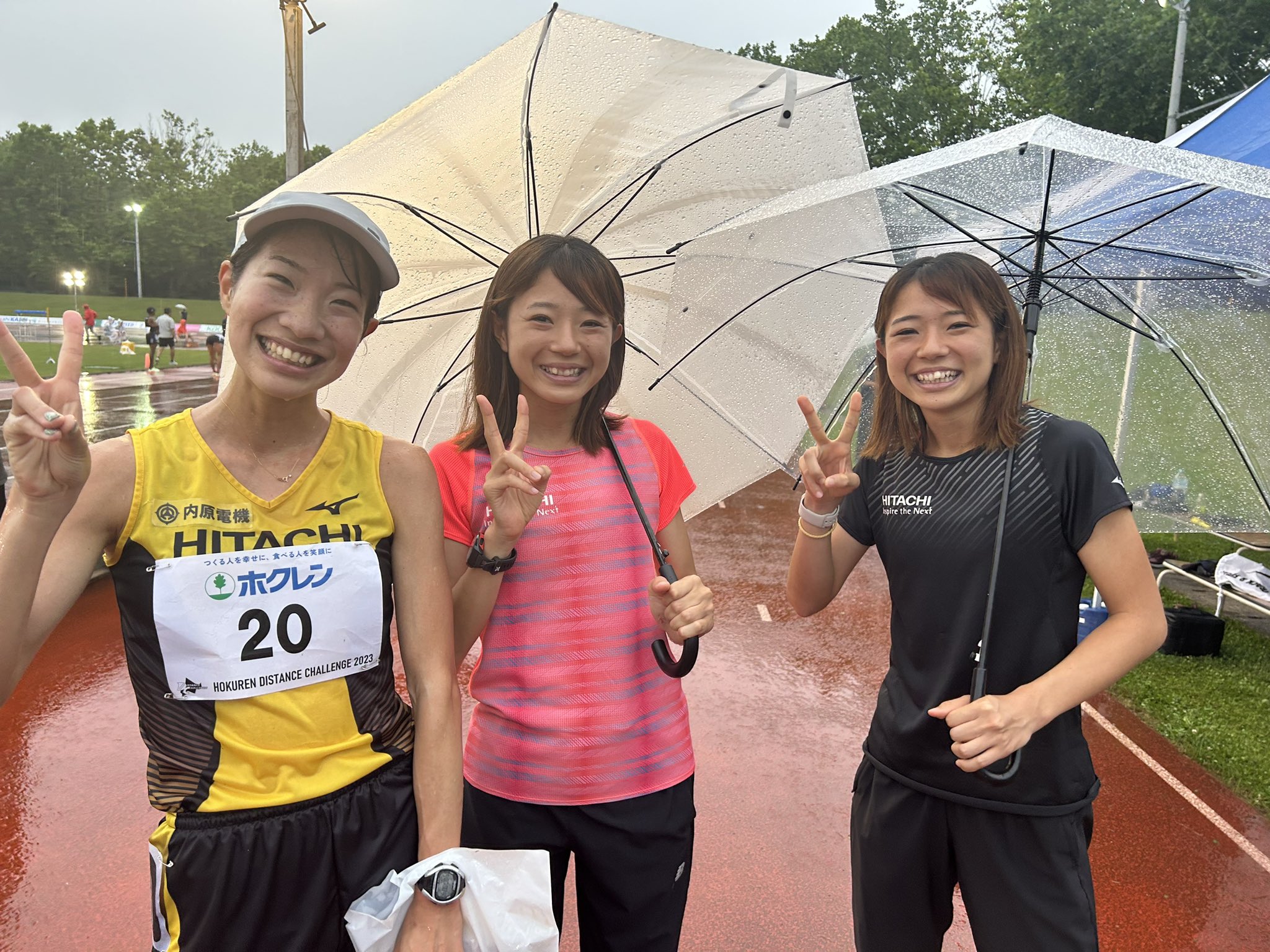 選手：日立女子陸上競技部