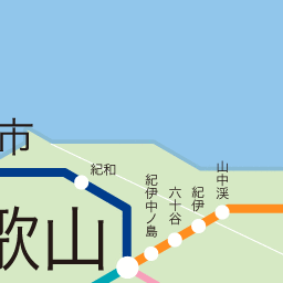 黒江駅 路線図・路線一覧 | レイルラボ(RailLab)