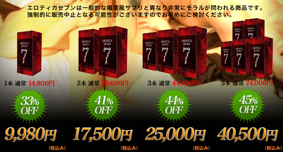 女性用媚薬エロティカセブンの効果や口コミ評判 | 女性用媚薬の効果