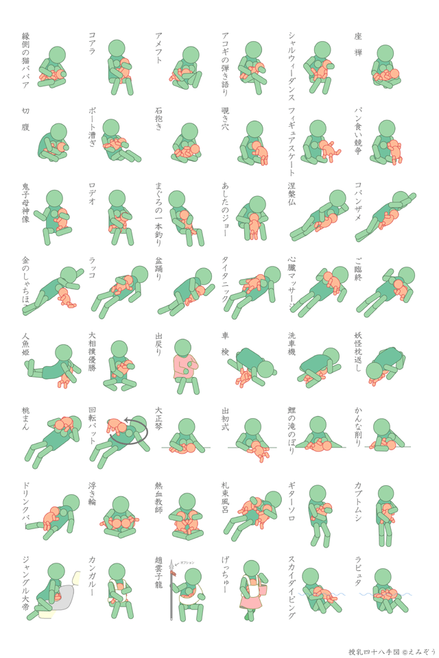 相撲決まり手四十八手フレークシール(オールカラー) シール・ステッカー id-link 通販｜Creema(クリーマ)