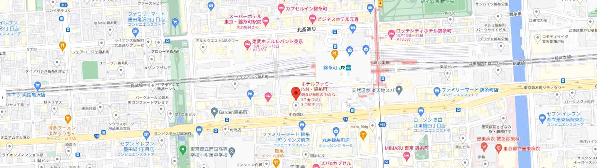 ホテルファミーINN・錦糸町(東京)を予約 - 宿泊客による口コミと料金