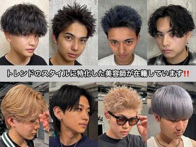 メンズカット(S・B別)※受付時間：火～金曜 20:00まで、土日・祝 19:00まで(Campanella HAIR 