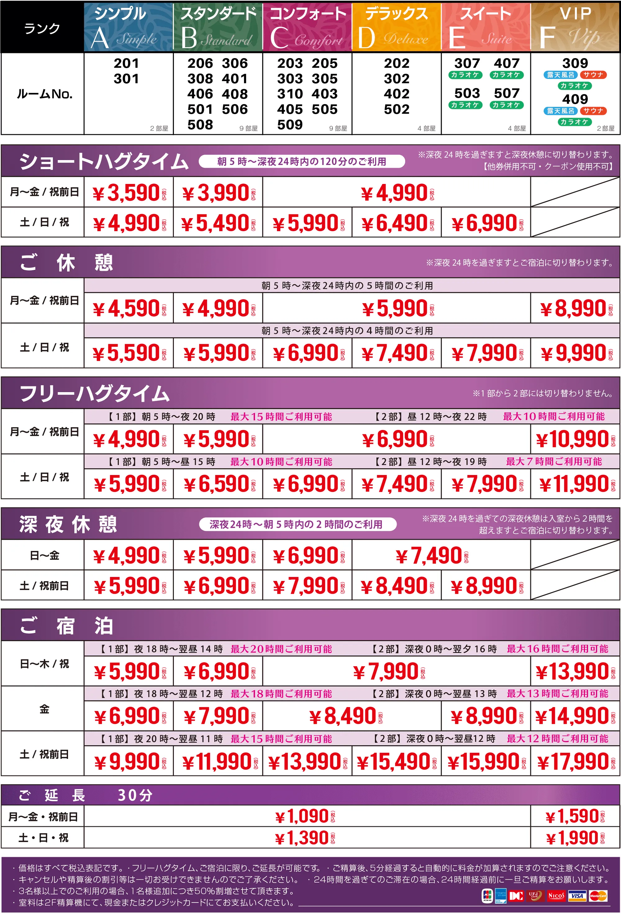 よくある質問】名古屋楠 レジャーホテル ハグハグ楠IC店 ｜-ホームページへようこそ-