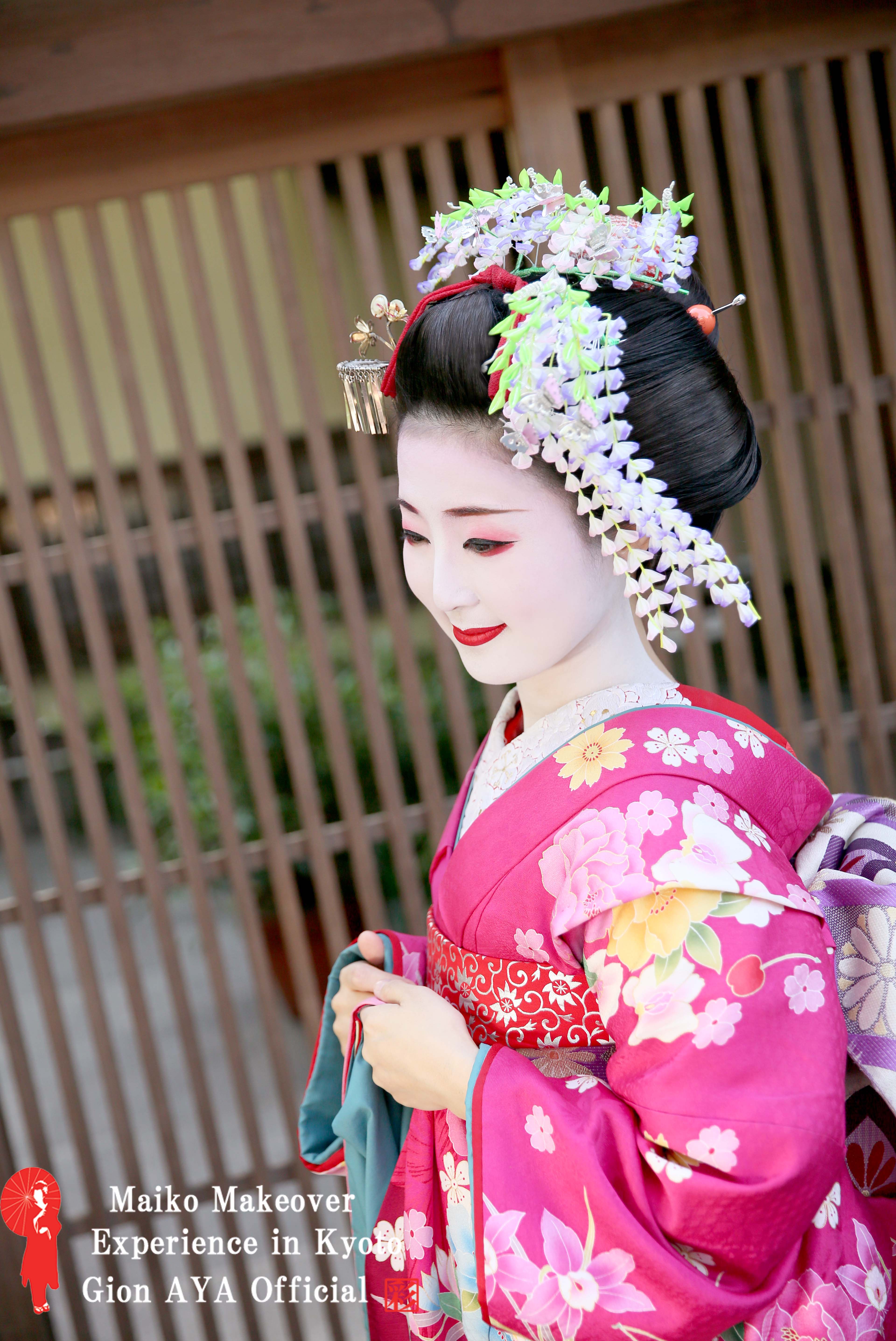 現役舞子の持ち物紹介！！花かんざし編。Geisha maiko Kanzashi