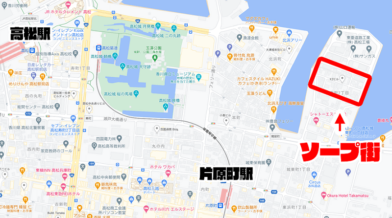 アクセス｜高松市城東町ソープランド風俗店【城東町で一番素人の女の子が多いしらゆき姫】