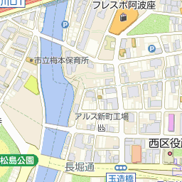 阿波座駅（大阪市西区/駅）の地図｜地図マピオン