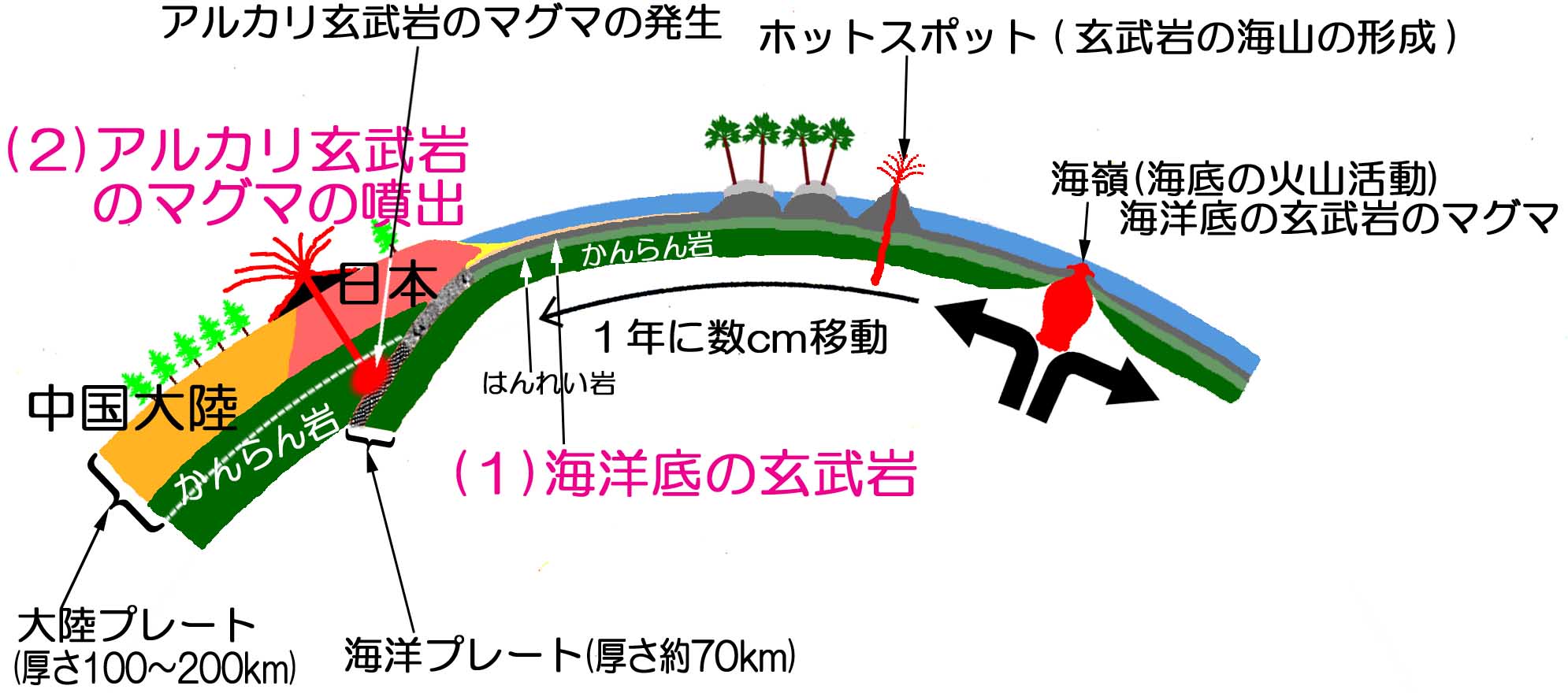 沈み込んだ海山が引き起こした予期せぬ火山活動(3ページ目)｜JAMSTEC BASE