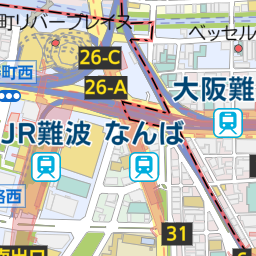 アバンチュール（大阪市中央区/サービス店・その他店舗）の地図｜地図マピオン