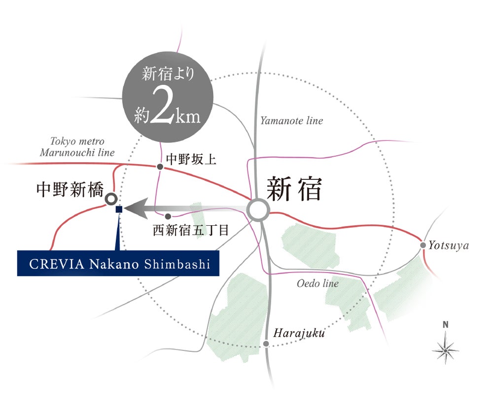 中野新橋」ロケ地にもなった商店街の最寄り駅。地域住民に愛される老舗店もあります！ - 