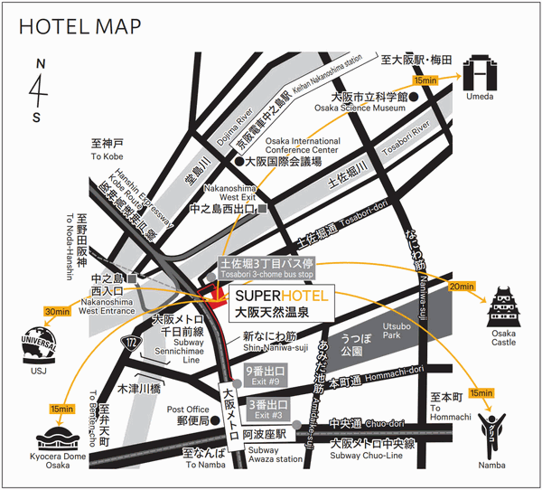 アクセス｜大阪市西区｜阿波座とい内科クリニック｜阿波座駅の内科・糖尿病内科・内分泌内科