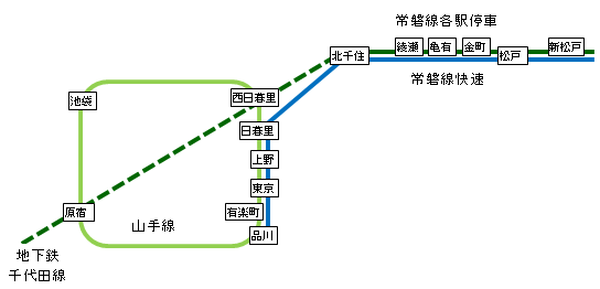 西日暮里駅からのウォーキングコース／散歩地図 | 東京散歩地図