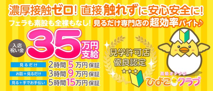 東京都のオナクラ・手コキ風俗求人【はじめての風俗アルバイト（はじ風）】