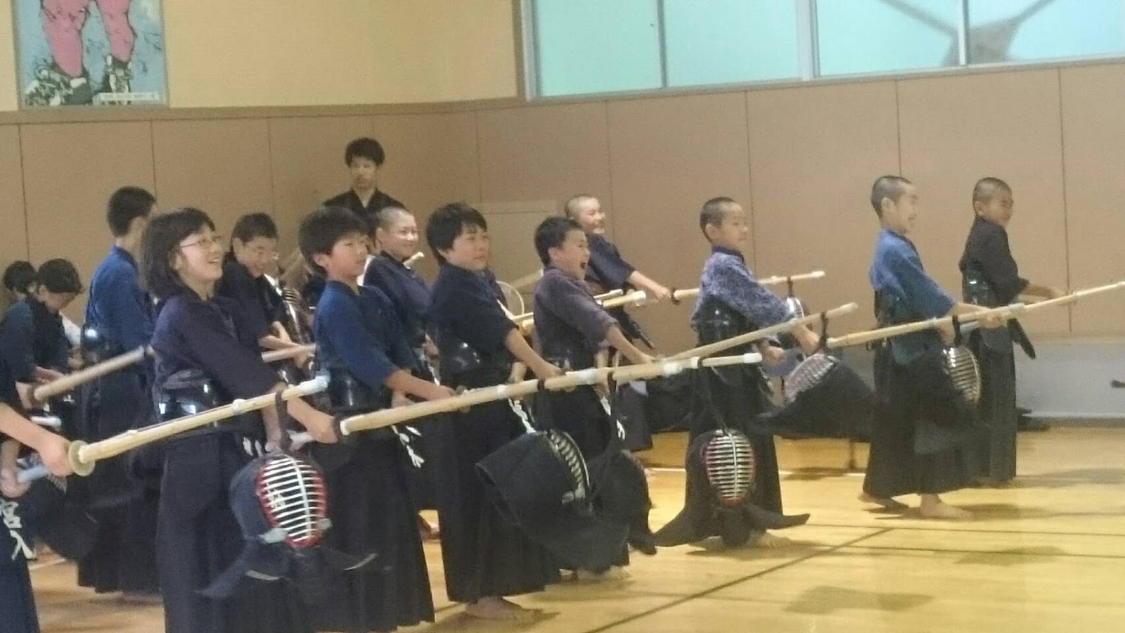 若穂剣道育成会 ～至誠通天～: 稲里剣道クラブさんの合宿に参加させていただきました！権堂少年剣友会さんも一緒です！