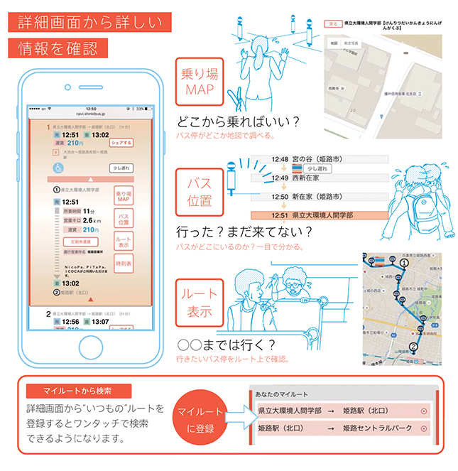 スマホアプリ「Yahoo!乗換案内」、神姫バス全路線に対応 - 姫路経済新聞