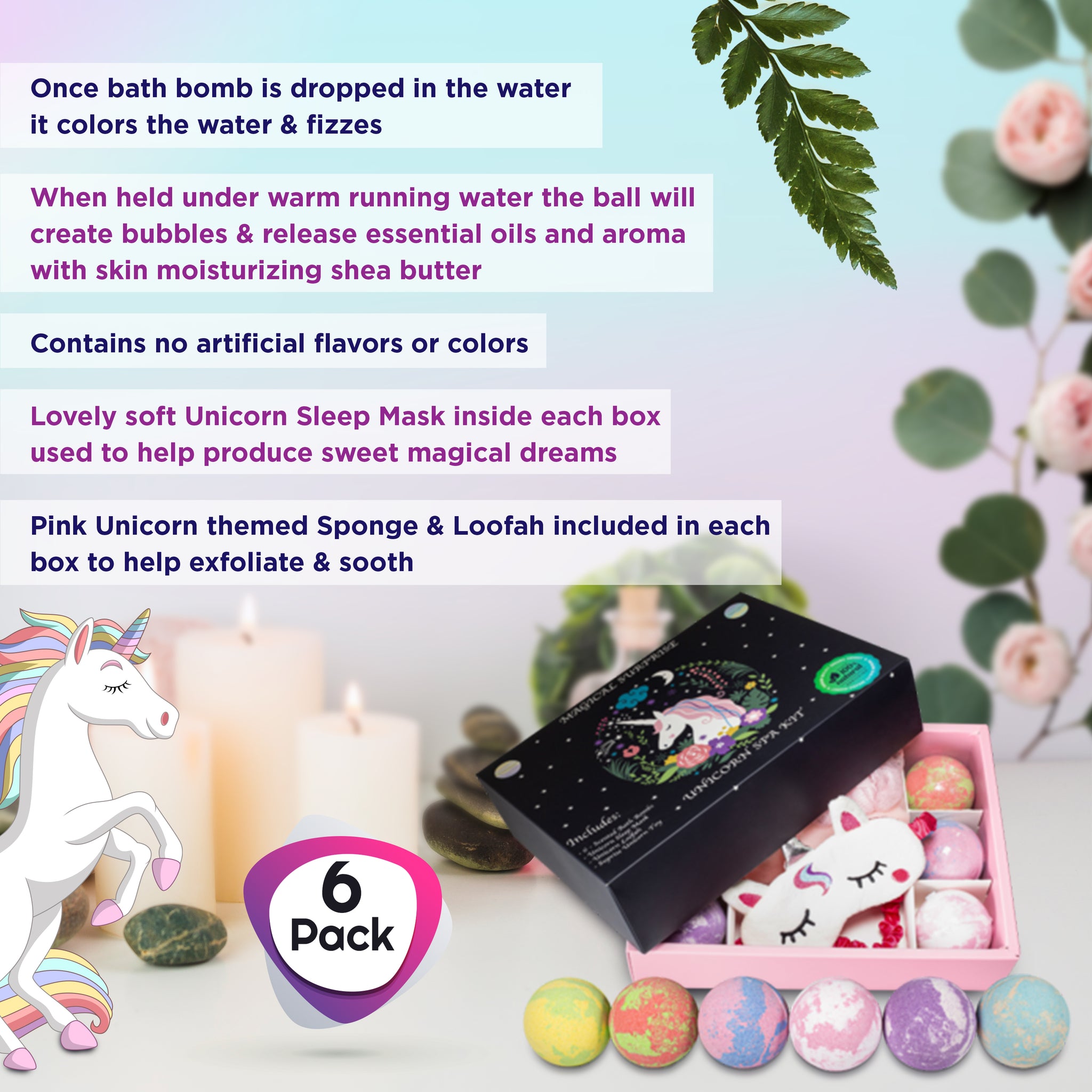 Ethereal Unicorn Meadow Spa Set