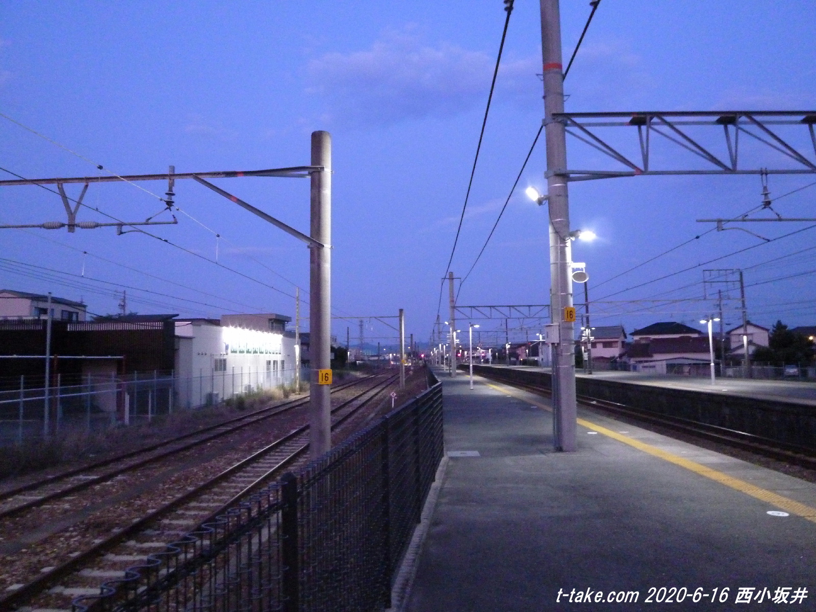 西小坂井 2014/5/1: 懐かしい駅の風景～線路配線図とともに