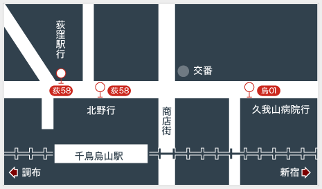 関東バスを乗り継ぎ、烏山の寺町へ : 黄色い電車に乗せて…