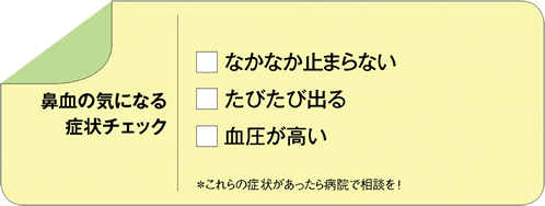 急に出る鼻血（鼻出血）｜正しい鼻血の止め方｜滋賀県大津市の清水耳鼻咽喉科