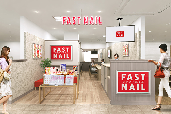 ファストネイルプラス新宿店 - シンプル黒フレンチ💅